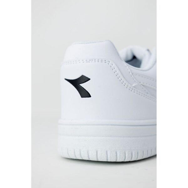 Diadora White Synthetic Leather Sneaker - Image 5