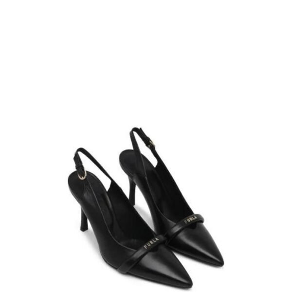 Furla Black Leather Pump - Image 3