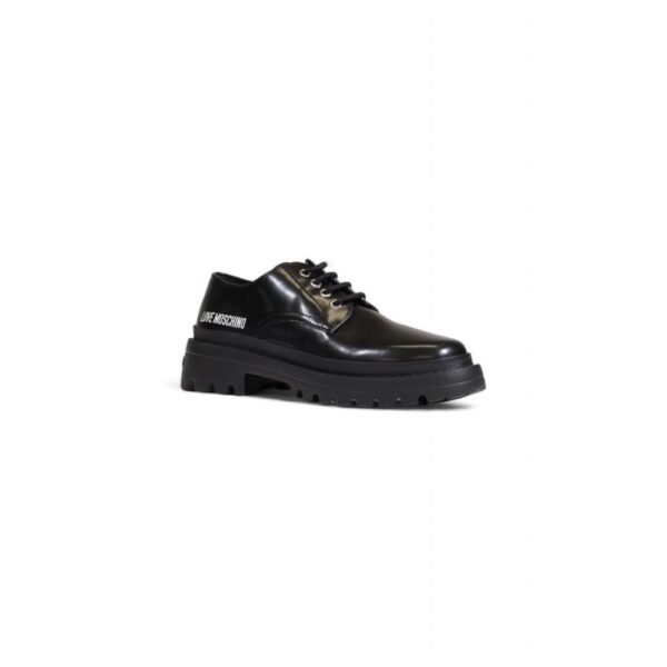 Love Moschino Black Polyethylene Flat Shoe - Image 3