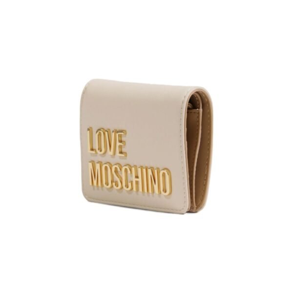 Love Moschino Beige Polyethylene Wallet - Image 3