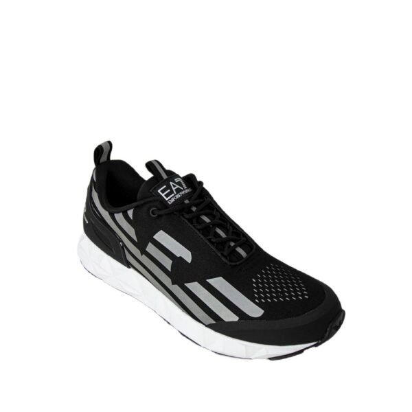 EA7 Emporio Armani Black Polyester Sneaker - Image 3