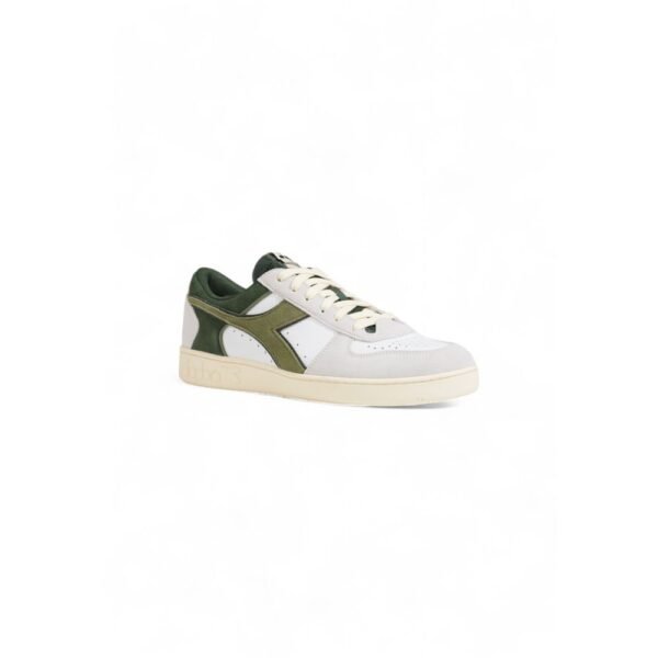 Diadora Green Leather Sneaker - Image 3