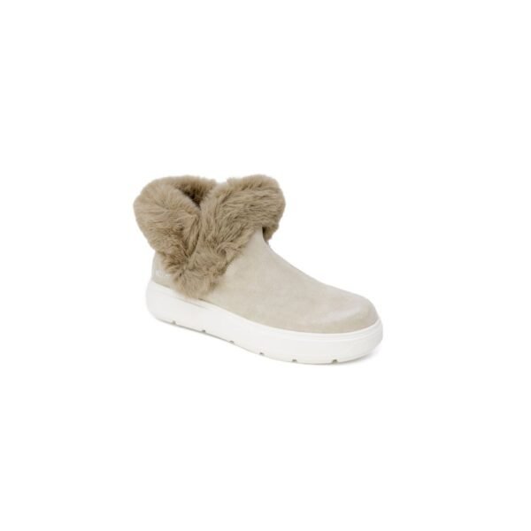 Love Moschino Beige Leather Sneaker - Image 2