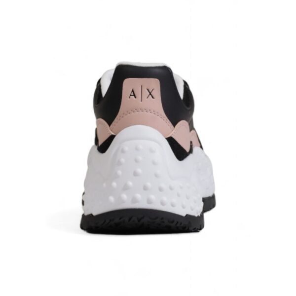Armani Exchange Black And White Polyester Sneaker - Image 5