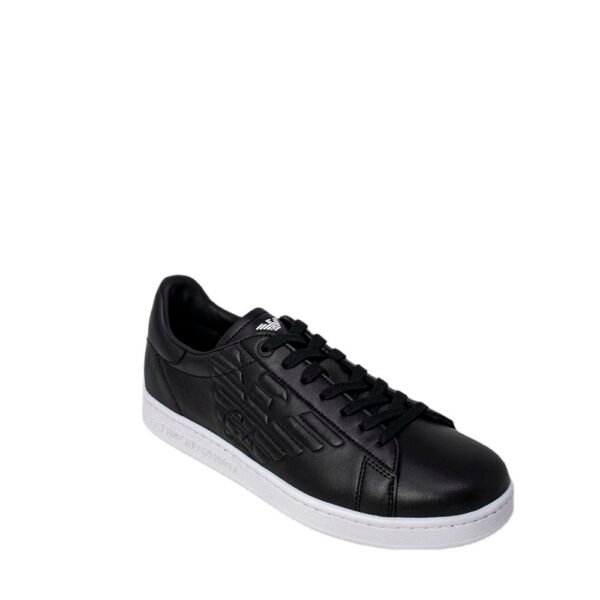 EA7 Emporio Armani Black And White Polyethylene Sneaker - Image 3