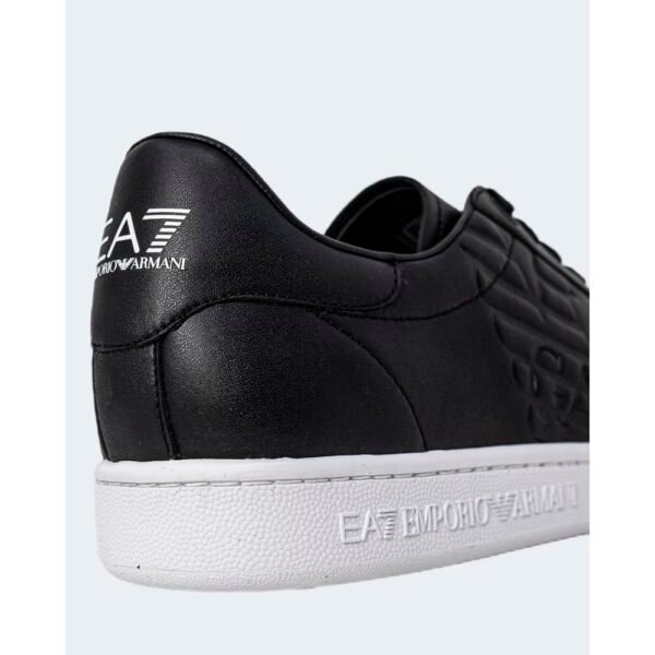 EA7 Emporio Armani Black And White Polyethylene Sneaker - Image 5