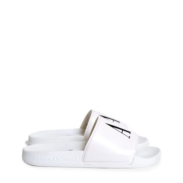 Armani Exchange White Polyethylene Sandal - Image 2