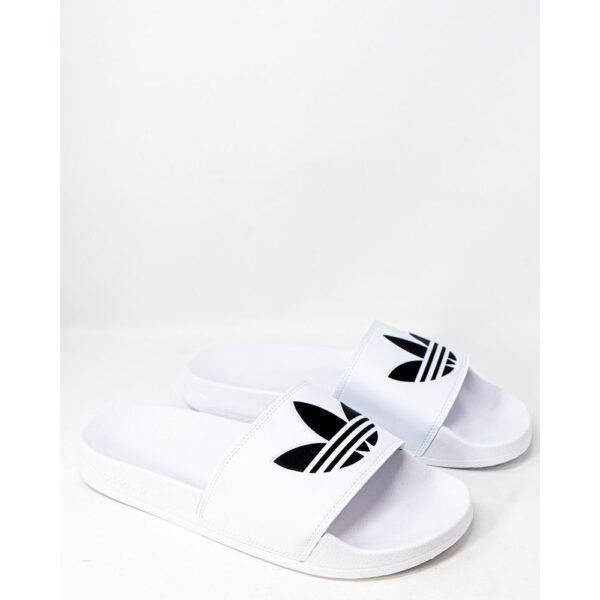 Adidas White Polyester Sandal - Image 4