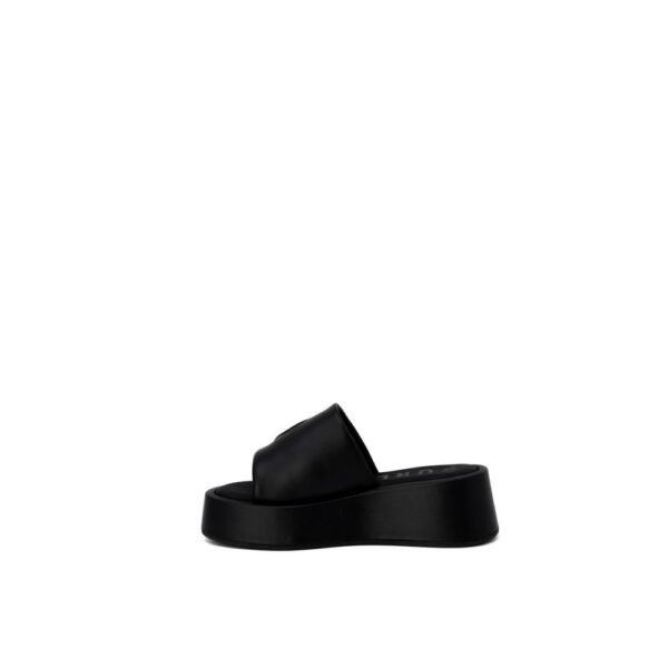 Furla Black Leather Sandal - Image 3