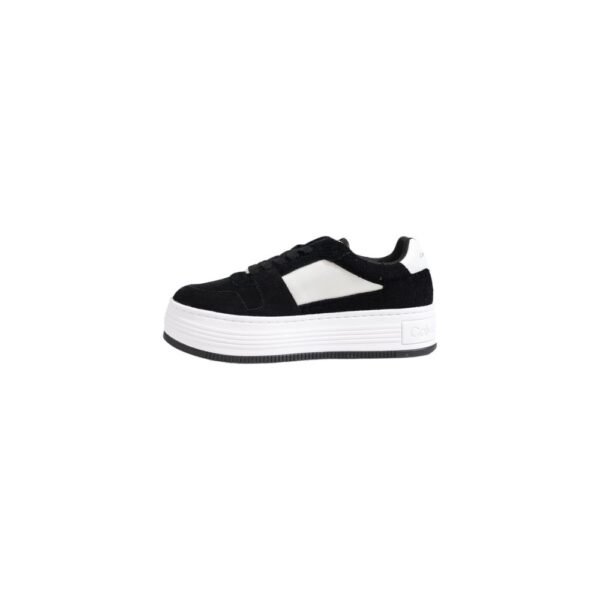 Calvin Klein Black Leather Sneaker - Image 3