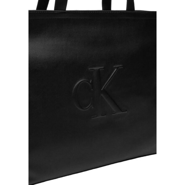 Calvin Klein Jeans Black Polyethylene Handbag - Image 4