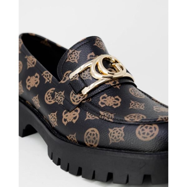 Guess Brown Polyethylene Flat Shoe - Image 4