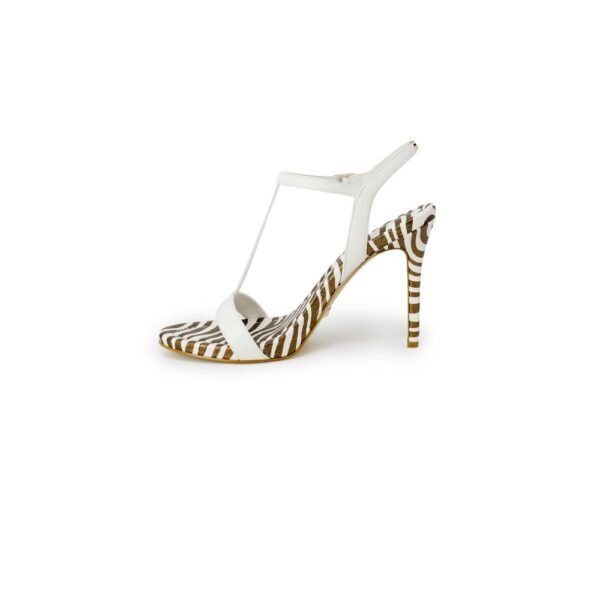 Guess White Leather Sandals - Image 2