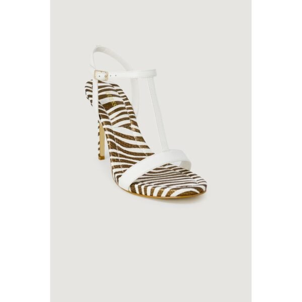 Guess White Leather Sandals - Image 3