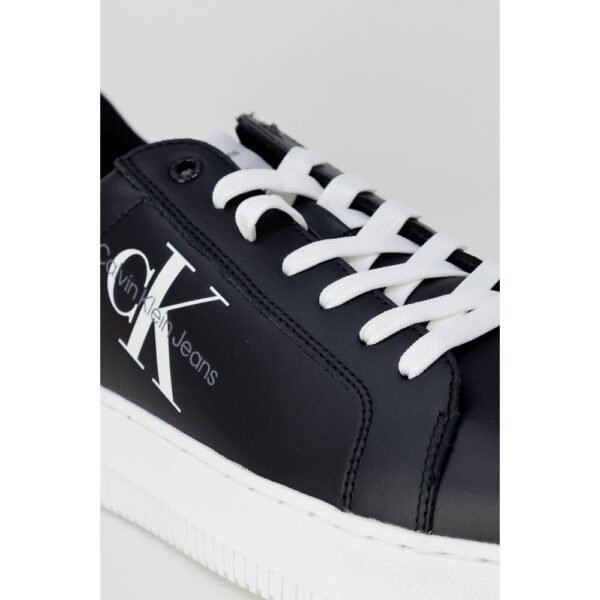 Calvin Klein Jeans Black Leather Sneaker - Image 3