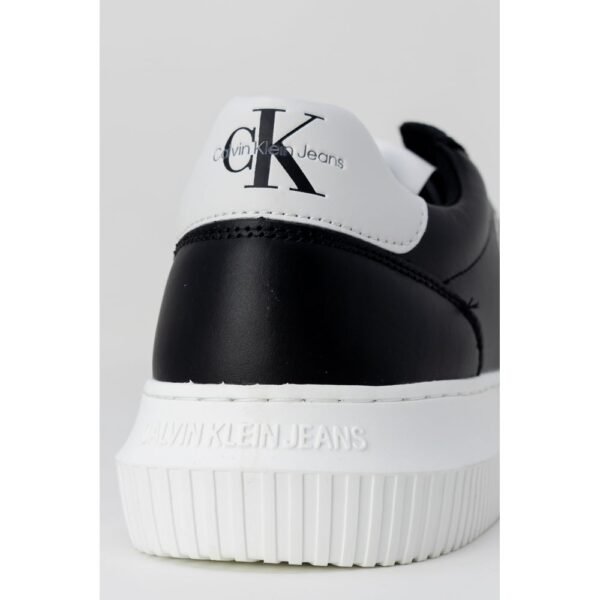 Calvin Klein Jeans Black Leather Sneaker - Image 5