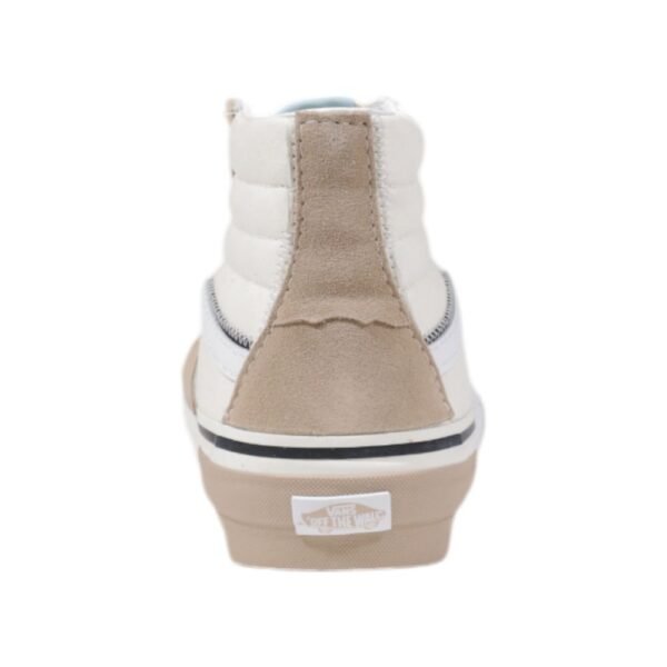 Vans Beige Leather Sneaker - Image 4