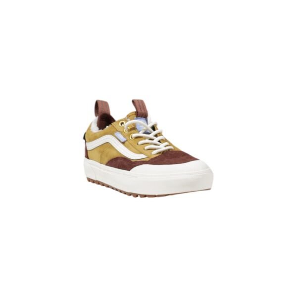Vans Beige Leather Sneaker - Image 2