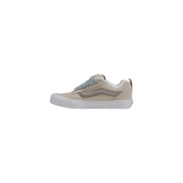 Vans Beige Leather Sneaker - Image 3