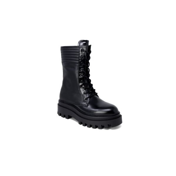 Calvin Klein Jeans Black Leather Boot - Image 2