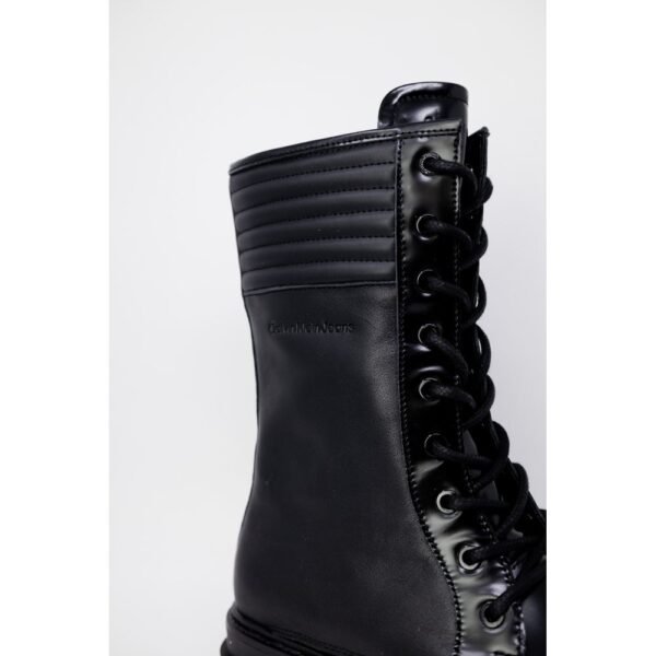 Calvin Klein Jeans Black Leather Boot - Image 4