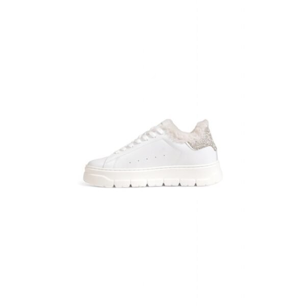 Crime London White Leather Sneaker - Image 2