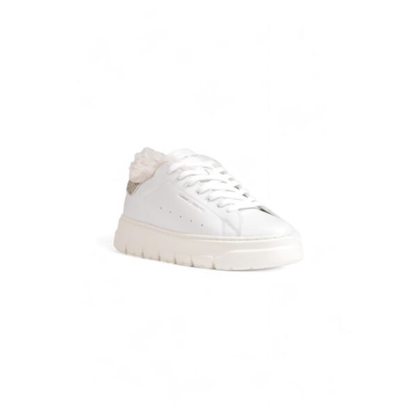 Crime London White Leather Sneaker - Image 3