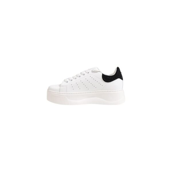 Cult White Leather Sneaker - Image 3