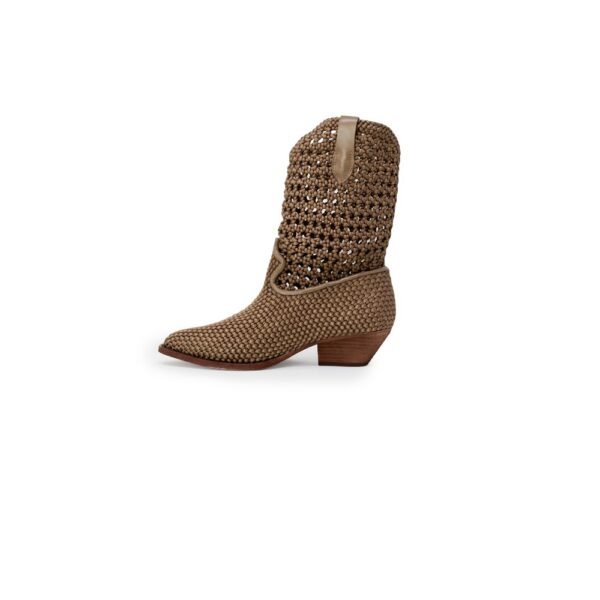 ASH Beige Leather Boot - Image 2
