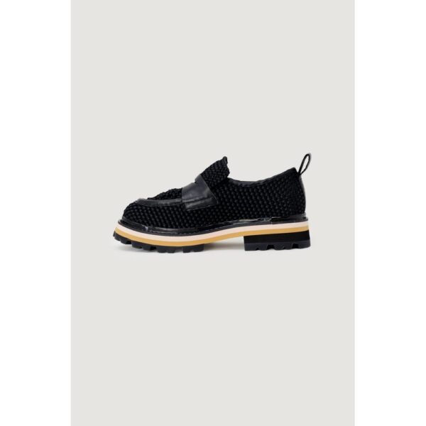 ASH Black Leather Flat Shoe - Image 4