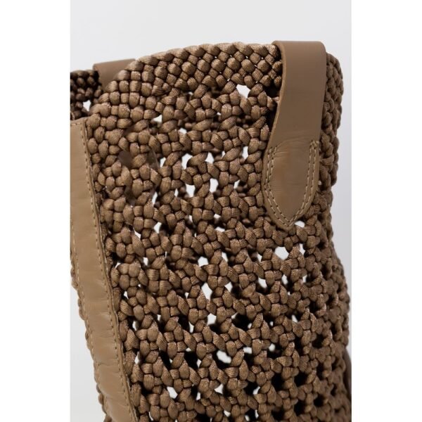 ASH Beige Leather Boot - Image 5