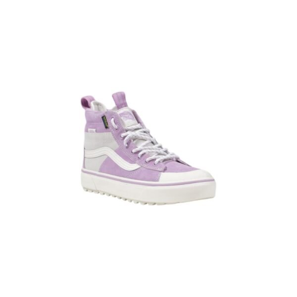 Vans Purple Leather Sneaker - Image 2
