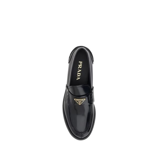 Prada Logo Loafers - Image 4