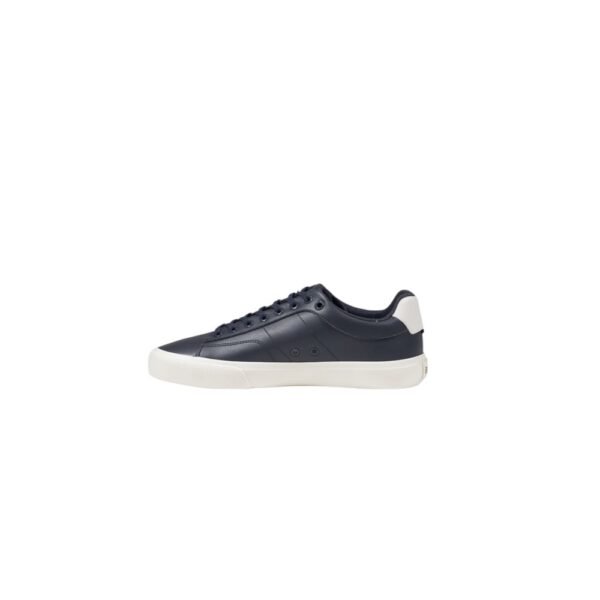 Hugo Boss Blue Leather Sneaker - Image 3