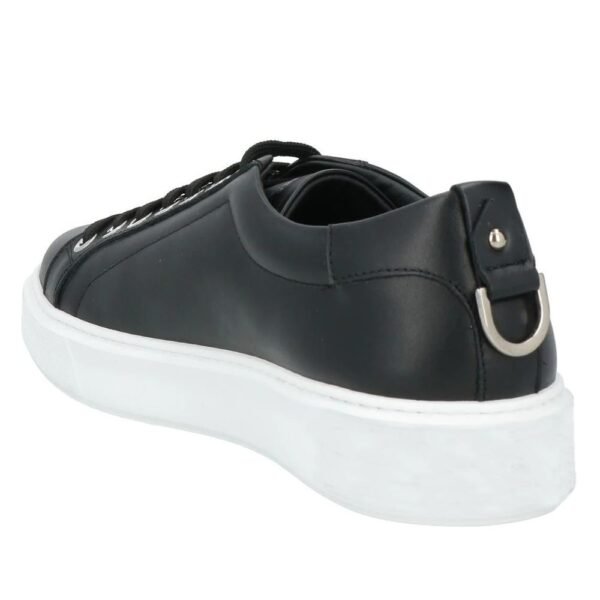 Les Hommes Black Leather Di Calfskin Sneaker - Image 2