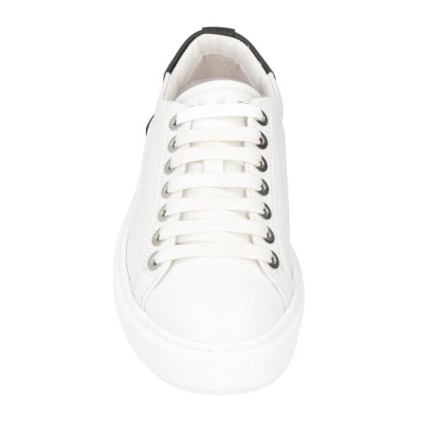 Les Hommes White Leather Di Calfskin Sneaker - Image 4