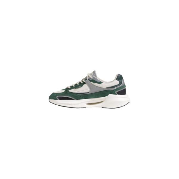 D.A.T.E Green Leather Sneaker - Image 3