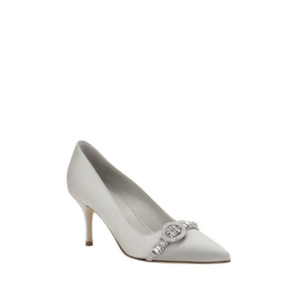 Manolo Blahnik Asapump Satin Pumps - Image 2