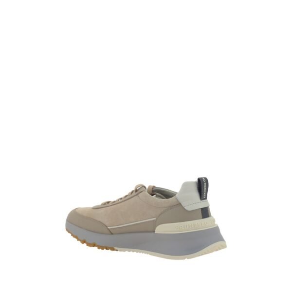 Brunello Cucinelli Leather Sneakers - Image 3