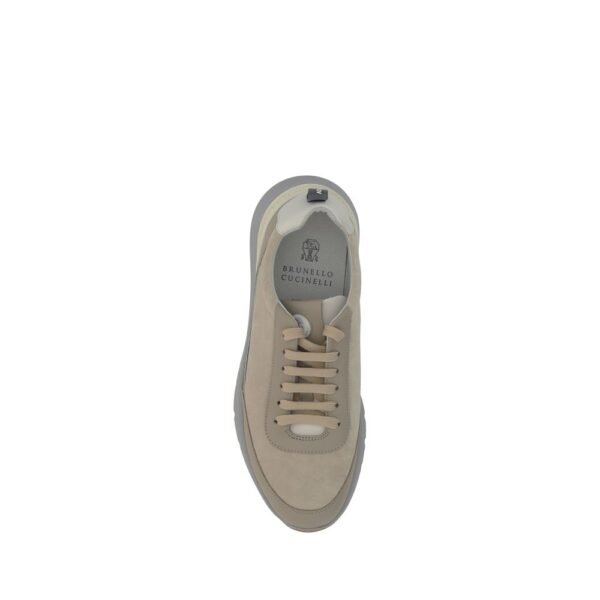 Brunello Cucinelli Leather Sneakers - Image 4