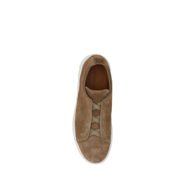 ZEGNA Suede Sneakers - Image 4