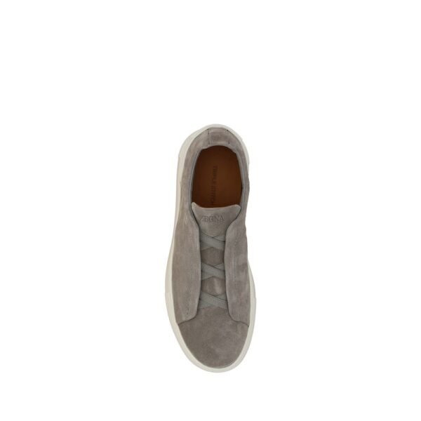 ZEGNA Suede Sneakers - Image 4