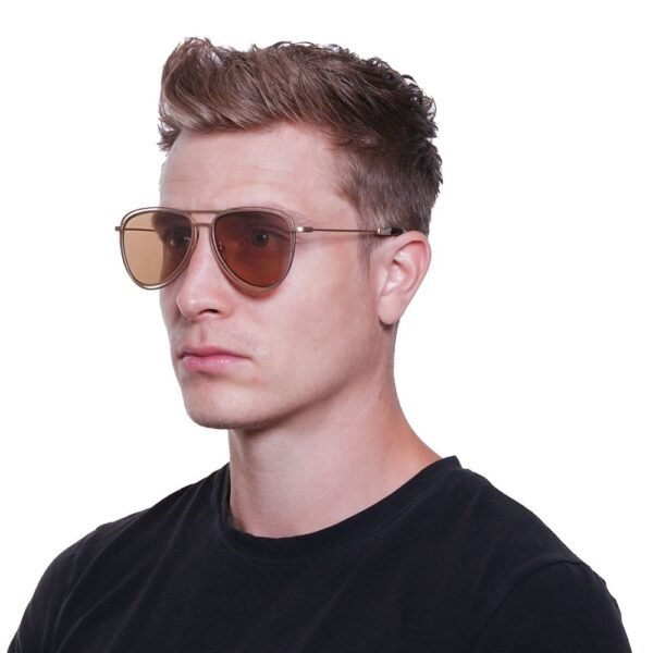 Yohji Yamamoto Gold Men Sunglasses - Image 4