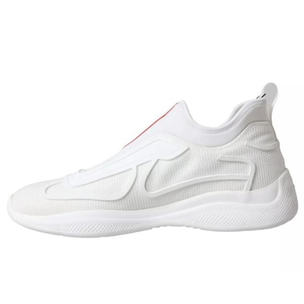 Prada White Nylon Sneaker - Image 2