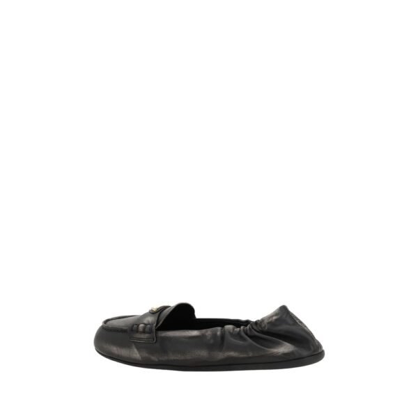 Prada Vintage-effect leather Loafers - Image 3