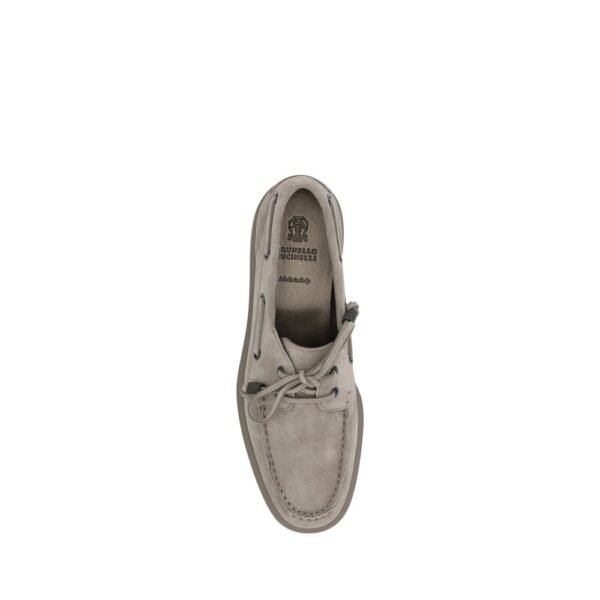 Brunello Cucinelli Suede Loafers - Image 4