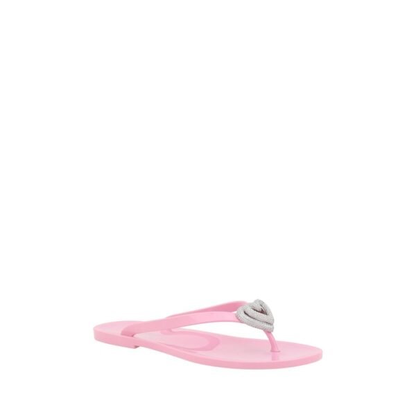 MACH & MACH Flip-flop Sandals with double heart - Image 2
