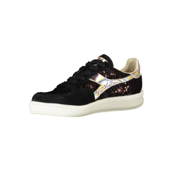 Diadora Black Leather Women Sneaker - Image 3