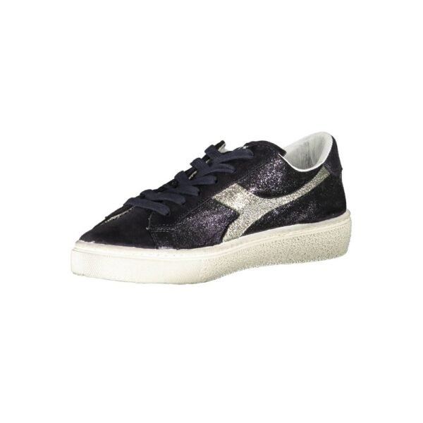 Diadora Black Leather Women Sneaker - Image 3
