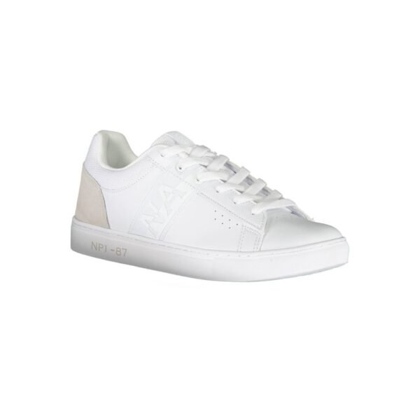 Napapijri Elegant White Sneakers with Contrasting Details - Image 2
